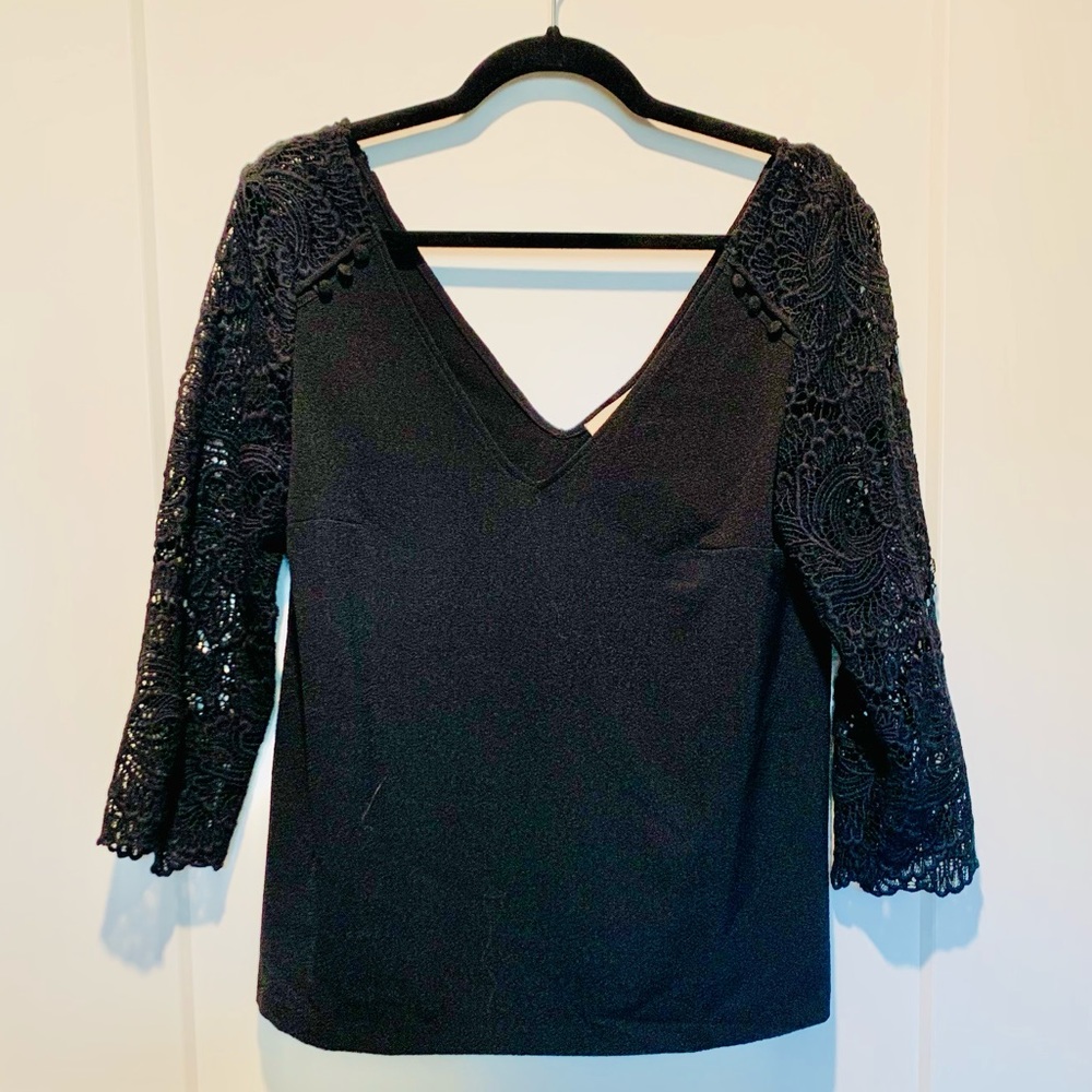 Sézane Claudia Blouse - Noir - Black - New without tags